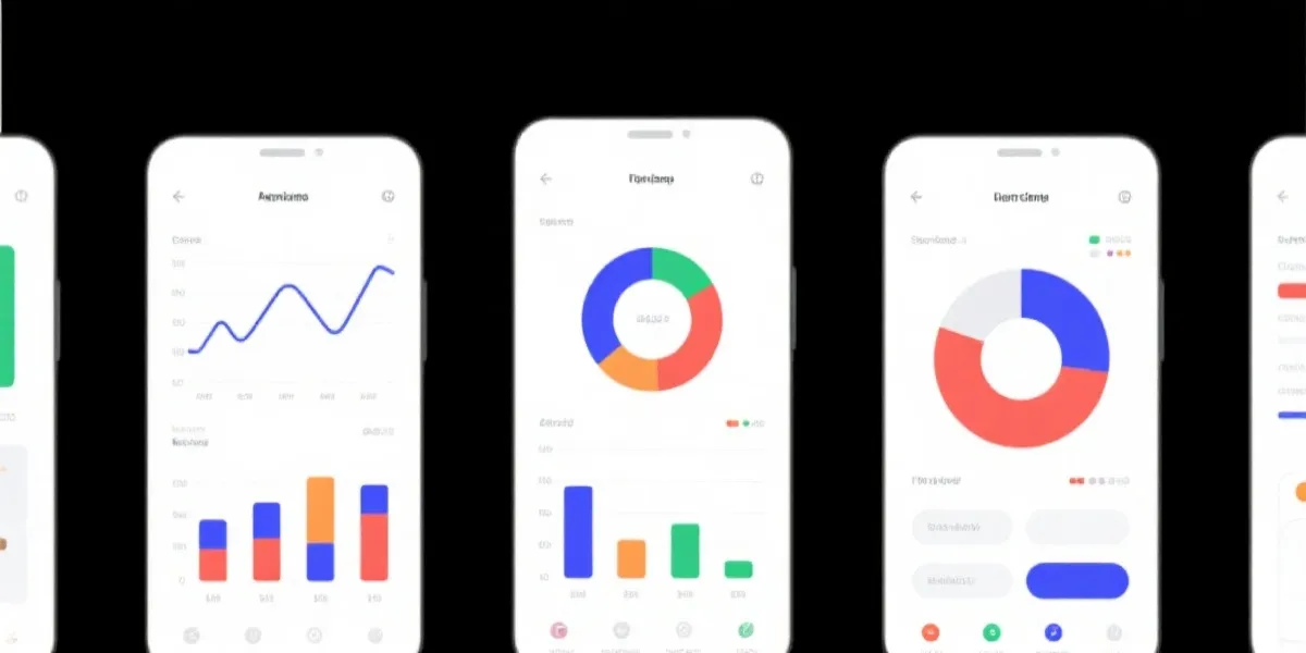 移动端开奖与走势数据界面示意图